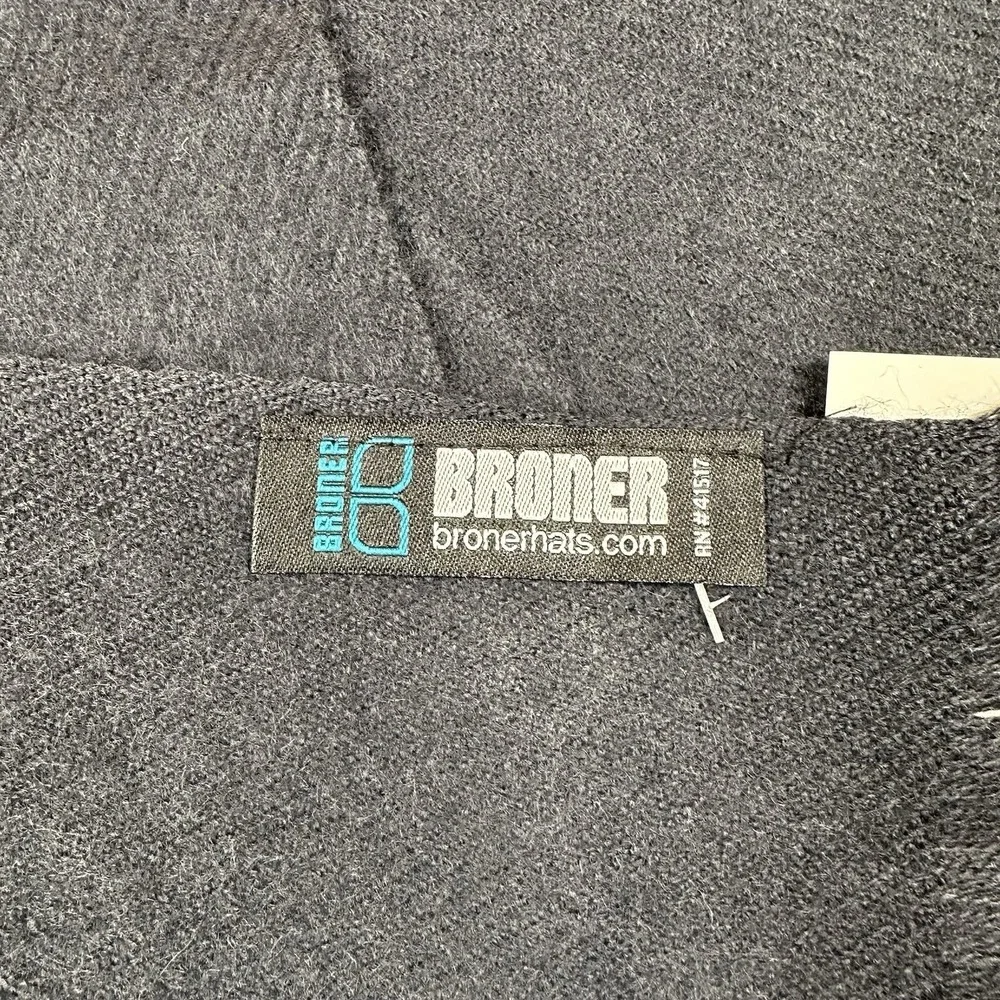 Broner Navy Blue Scarf Acrylic New 52
